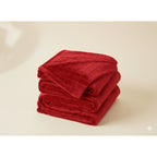 Frazada Térmica Leonora Matrimonial Extra Suave-grabada Cuadros Rojo Rojo