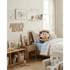 Almohada Providencia Abrazable Toy Story Woody Super Suave Marrón Claro
