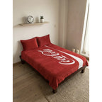Frazada Matrimonial Providencia Coca Cola Clasic Suave Coca Cola Clasic 700 G Rojo