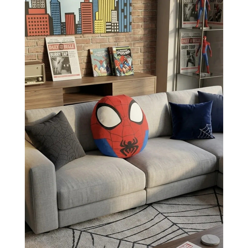 Almohada Providencia Abrazable Spider Man Super Suave Rojo