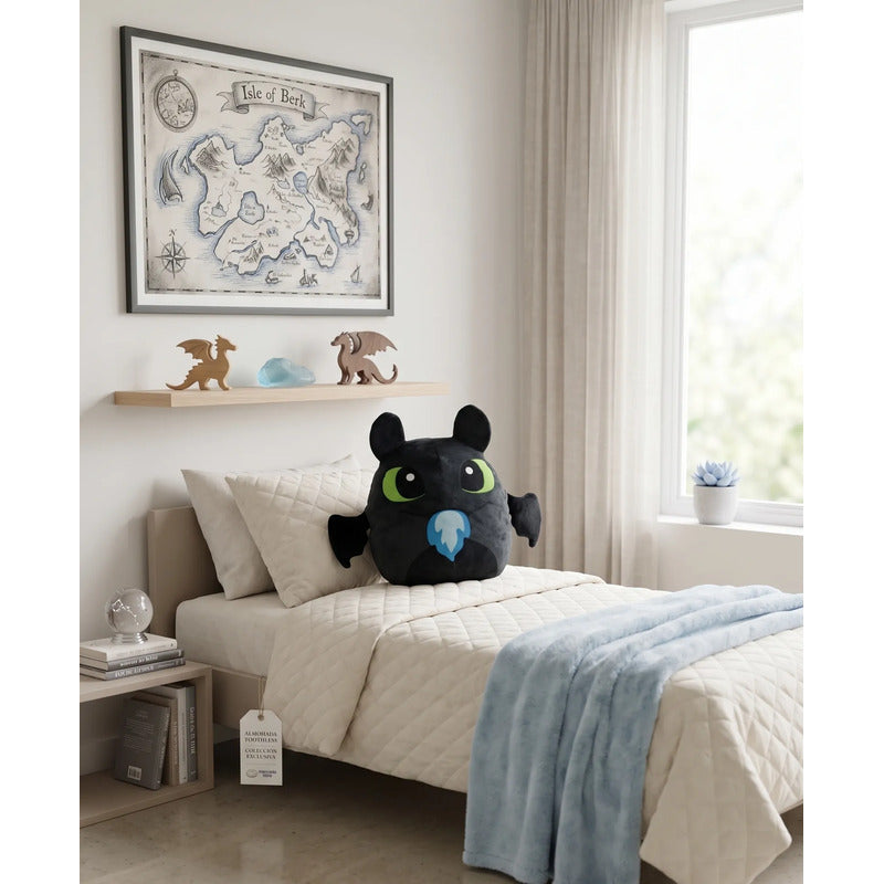 Almohada Providencia Abrazable De Chimuelo Super Suave Negro