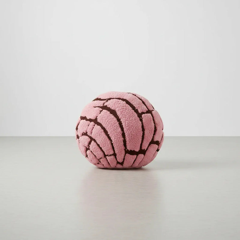 Cojin Providencia Abrazable Concha De Fresa Chica Rosa Concha Rosa Chica