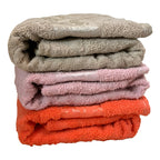 Tallas De Medio Baño 100% Algodón Super Absorbente Monarca Naranja Colección 4