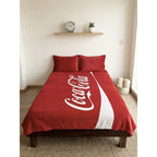 Frazada Matrimonial Providencia Coca Cola Clasic Suave Coca Cola Clasic 700 G Rojo
