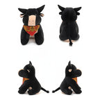 Set De Toritos De Peluche. 6 Modelos Rancheritos Super Suave Marrón