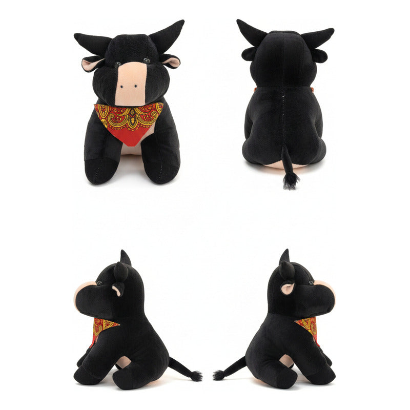 Set De Toritos De Peluche. 6 Modelos Rancheritos Super Suave Marrón