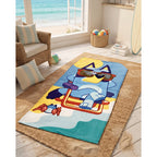 Toalla Providencia Bluey Suave Alta Absorción 100% Algodón Celeste Bluey Playa