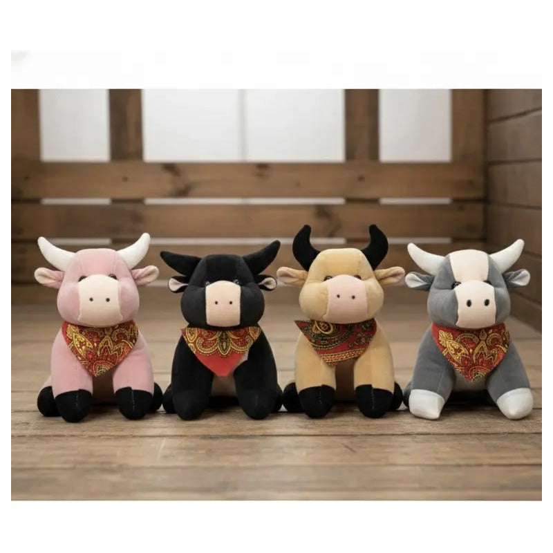 Set De Toritos De Peluche. 4 Modelos Rancheritos Super Suave Nude