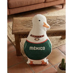 Almohada Providencia Pato Merlin Mundialista Esponjosa Blanco