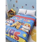 Frazada Providencia Disney Matrimonial Super Calientita Paw Patrol Pups Azul Acero