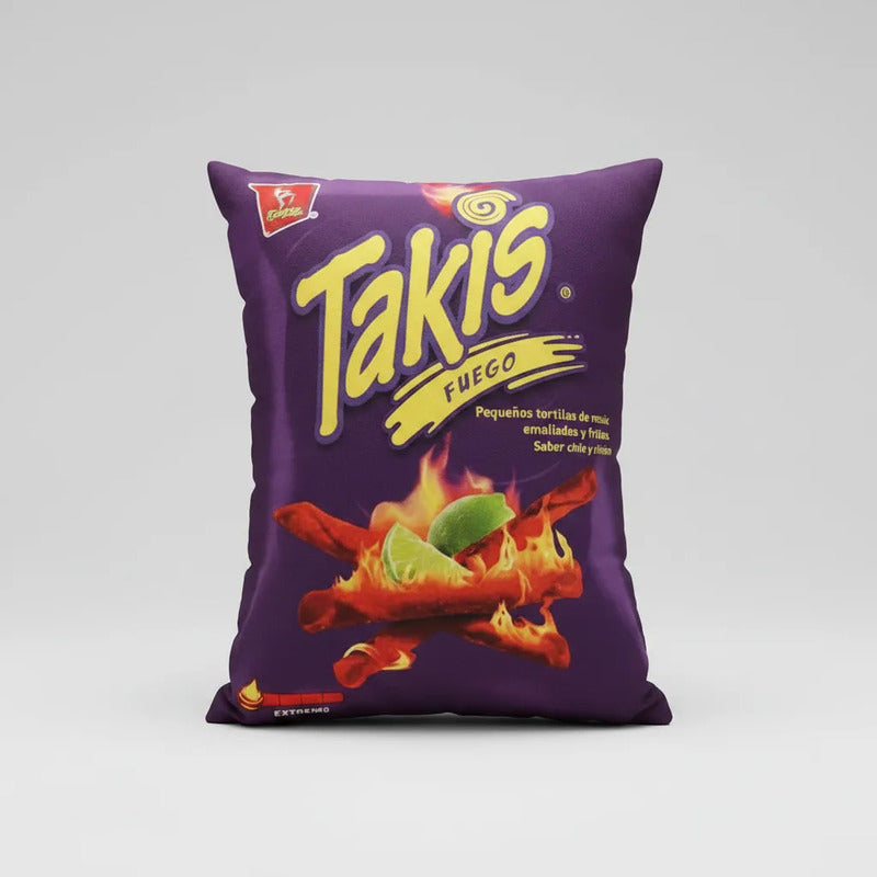 Almohada De Takis Providencia Grande Super Suave Y Esponjoso Violeta Oscuro