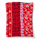 Colchoneta Matrimonial Super Cómoda Reforzada Rojo