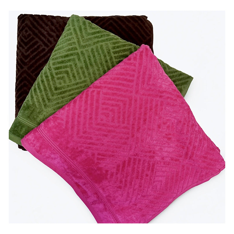 Tallas De Baño Completo 100% Algodón Super Absorbente Greta Rosa Colección 4