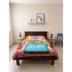 Frazada Providencia Toy Story 5 Matrimonial Calientita Suave Toy Story 5 Amigos 700 G Verde Lima
