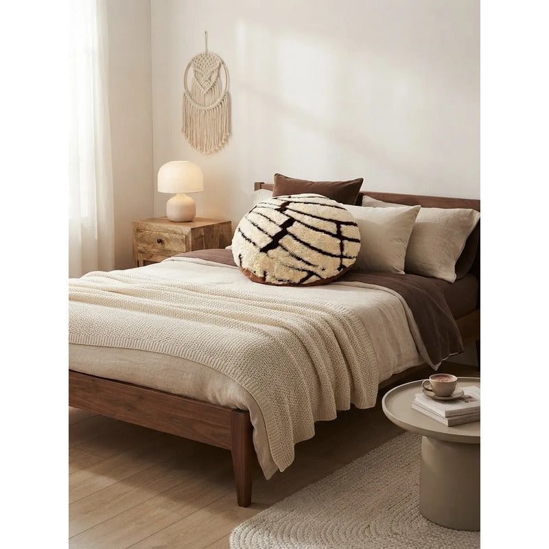 Almohada Providencia Jumbo Concha Vainilla Beige Beige