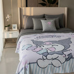 Frazada Providencia Disney Matrimonial Super Calientita Kuromi Lavanda