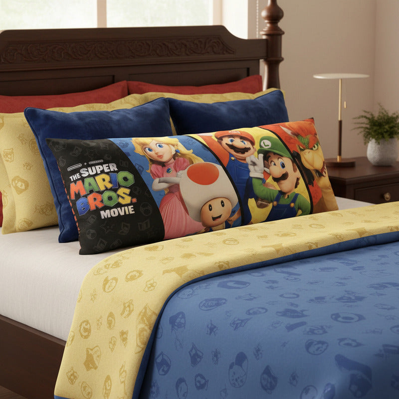 Almohada Providencia Super Jumbo Mario Team Rojo