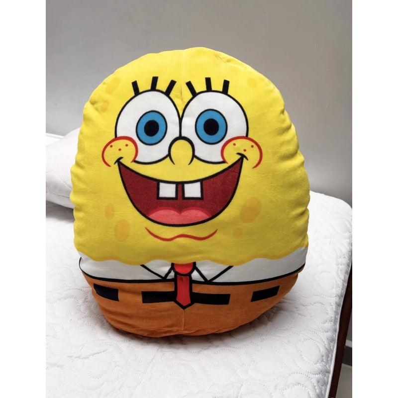 Almohada Providencia Abrazable De Bob Esponja Super Suave Amarillo