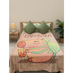 Frazada Providencia Matrimonial Capybara Capybara Moka Marrón Claro
