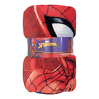 Frazada Matrimonial Super Suave Y Calientita De Marvel Spiderman Rojo