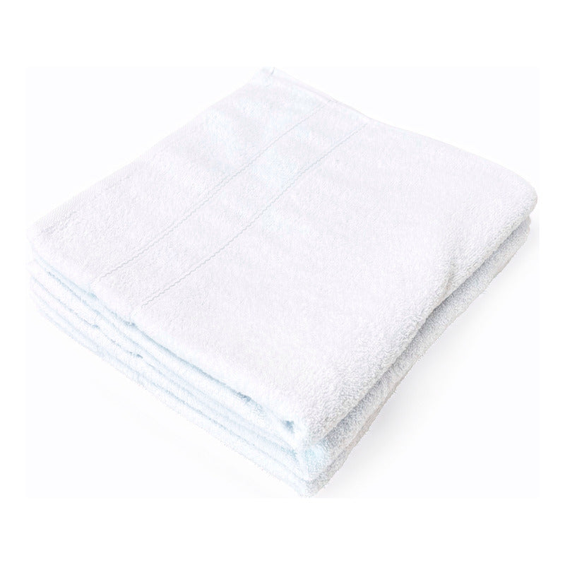 Toalla 100% Algodón Calidad Premium 3/4 Super Absorbente Blanco Liver 3/4