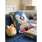 Almohada Suave Decorativa Sonic - Stitch Varios Modelos Azul Acero