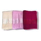 Tallas De Medio Baño 100% Algodón Super Absorbente Maya Rojo Colección 4