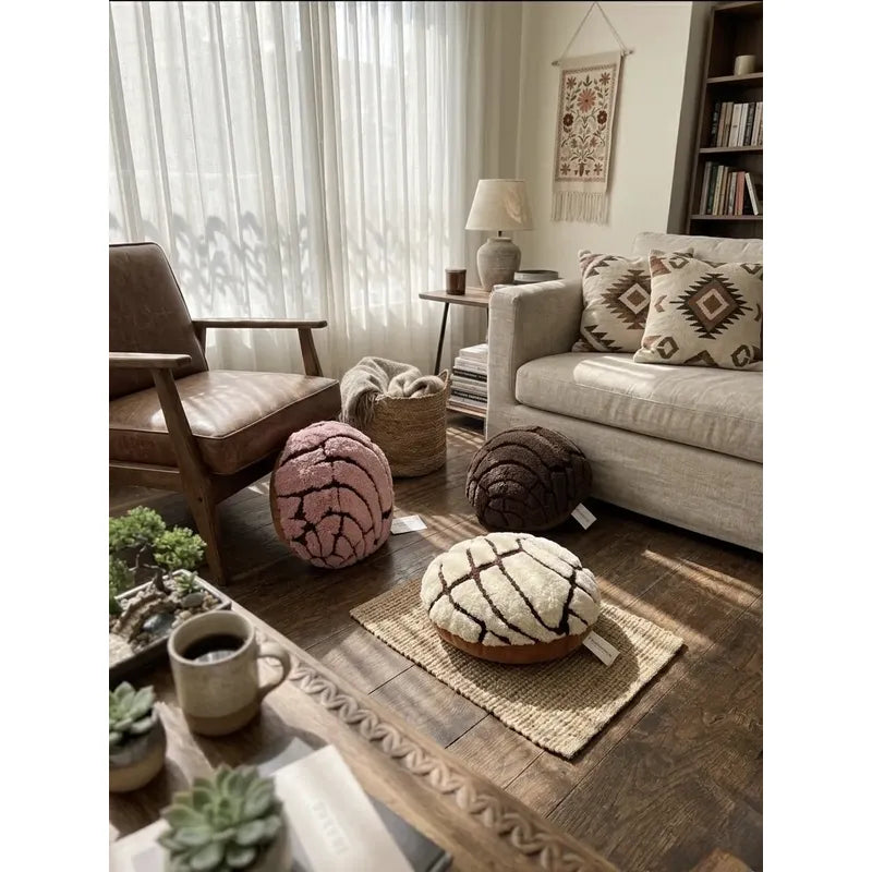 Almohada Providencia Abrazable Pack Conchas Grandes Suaves Marrón Claro