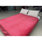 Cobertor Frazada Matrimonial Ligera Super Suave Y Calientita Cuadrado 700 G Rosa Chicle
