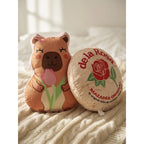 Pack Almohada Super Esponjosas Y Suaves Mazapán Y Capibara Beige