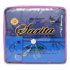 Juego De Sabanas 6 Piezas Tacto Bambu Premium Quality Azul Flor Marino