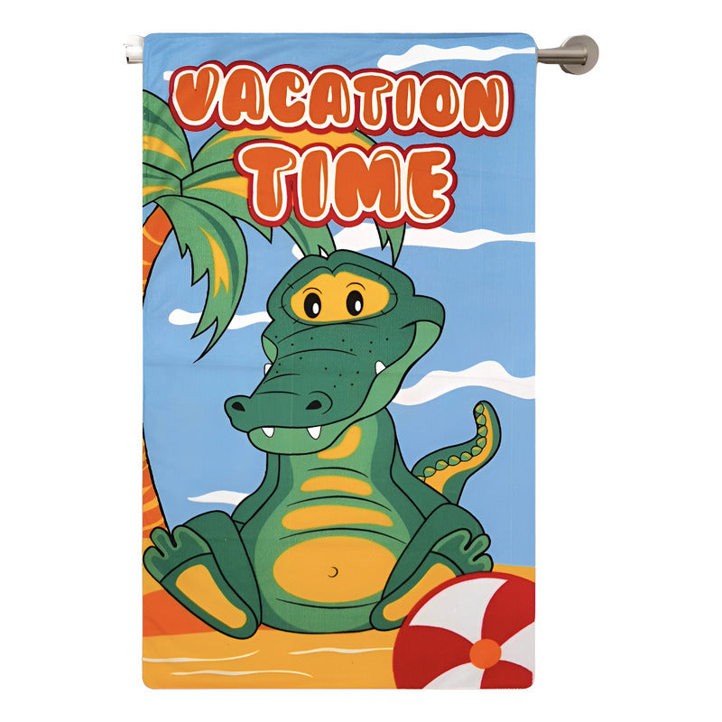 Toalla De Mano Microfibra Leonora. Set De 6 Toallas 110x60cm Verde Vacation Time