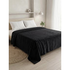 Cobertor Frazada Matrimonial Ligera Super Suave Y Calientita Espiga 700 G Negro