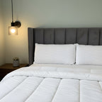 Par De Almohadas King Size  Extra Suaves Y Esponjosas Blanco