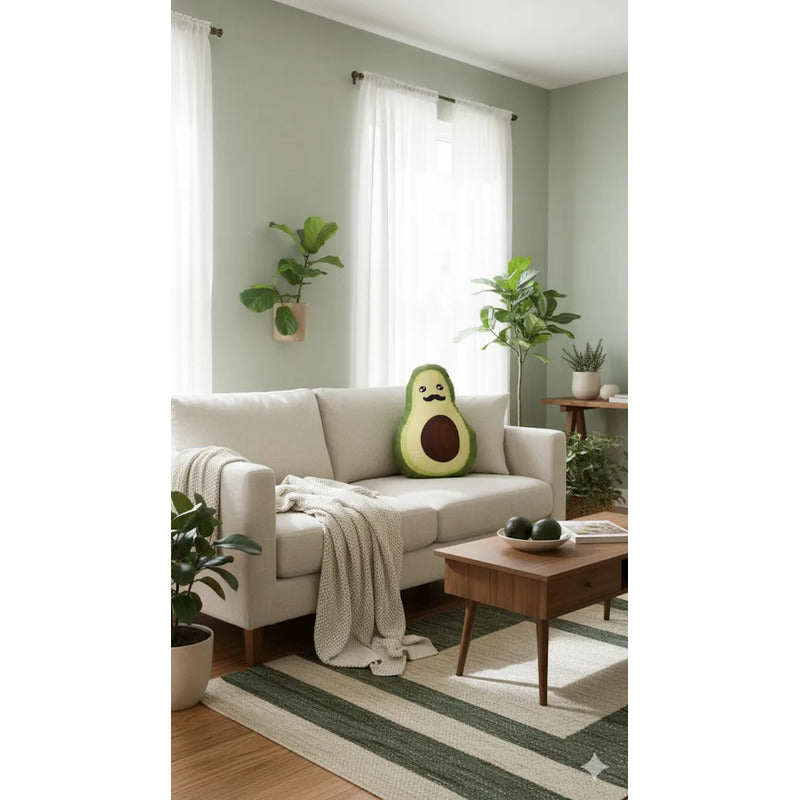 Almohada Aguacate Providencia Grande Super Suave Y Esponjoso Caqui