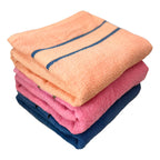 Toalla De Medio Baño Super Absorbente 100% Algodón Varsovia Rosa Coleccion 4