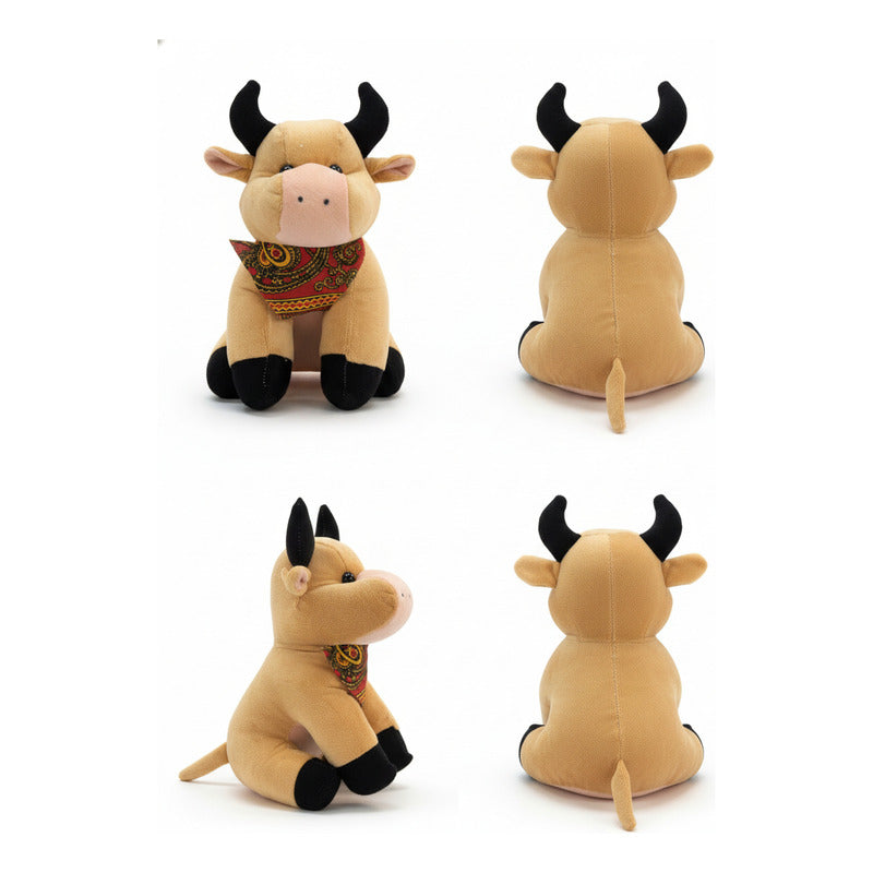 Set De Toritos De Peluche. 4 Modelos Rancheritos Super Suave Nude