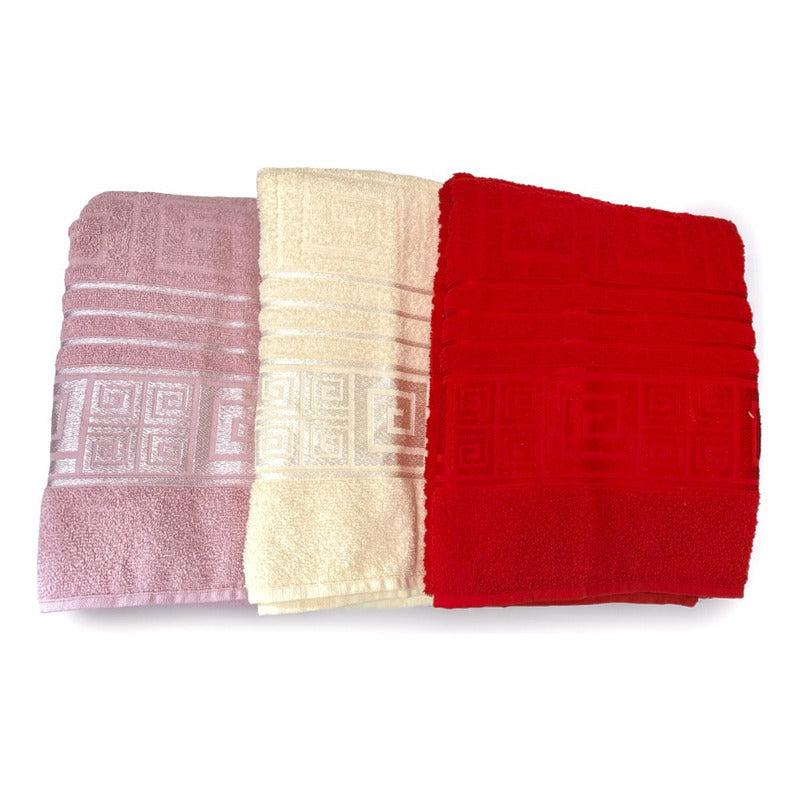 Tallas De Medio Baño 100% Algodón Super Absorbente Maya Beige Colección 2