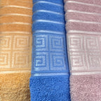 Tallas De Medio Baño 100% Algodón Super Absorbente Maya Rosa Colección 1