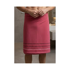 Toallas Baño Completo 100% Algodón Super Absorbente Rojo Fiusha