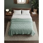 Cobertor Providencia Jacquard Ovejita Super Calientita Triangulos Verde 880 G Turquesa