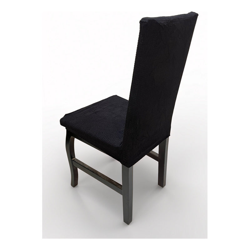 Cubre Sillas Stretch Premium Elástica Para Silla Ajustable Negro