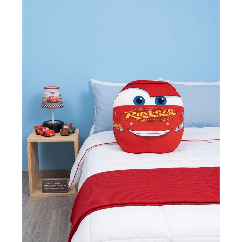 Almohada Providencia Abrazable Cars/rayo Mcqueen Super Suave Rojo