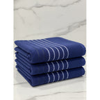 Toallas Baño Completo 100% Algodón Super Absorbente Azul Azul Acero