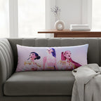 Almohada Providencia Super Jumbo K-pop Demon Hunters Lavanda