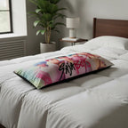 Almohada Saja Boys Y Demon Hunter Abrazable Jumbo 120x50cm Color Violeta