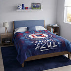 Frazada Providencia Matrimonial Ultrasuave Cruz Azul Lealtad Cruz Azul Lealtad 650 G Azul