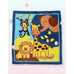 Cunero Baby Clasic Leonora De Bebé Térmico Y Super Suavecito Amigos Animales Amarillo