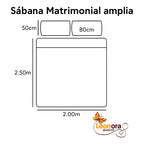 Juego De Sábanas Matrimonial Leonora Franela Planchada 2mts Azul Claro Hojas Azul