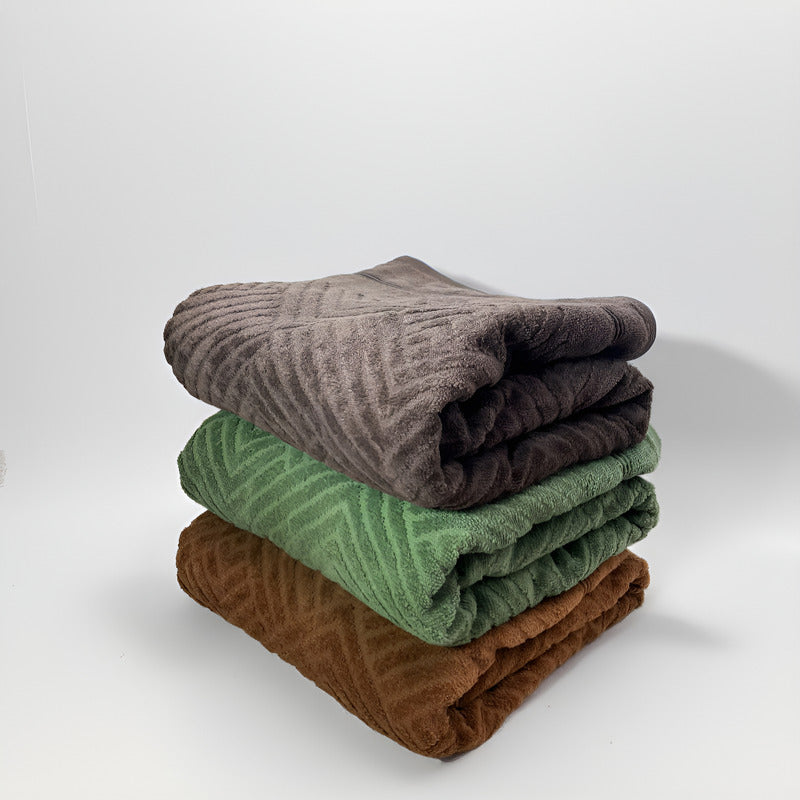 Tallas De Baño Completo 100% Algodón Super Absorbente Greta Marrón Colección 2